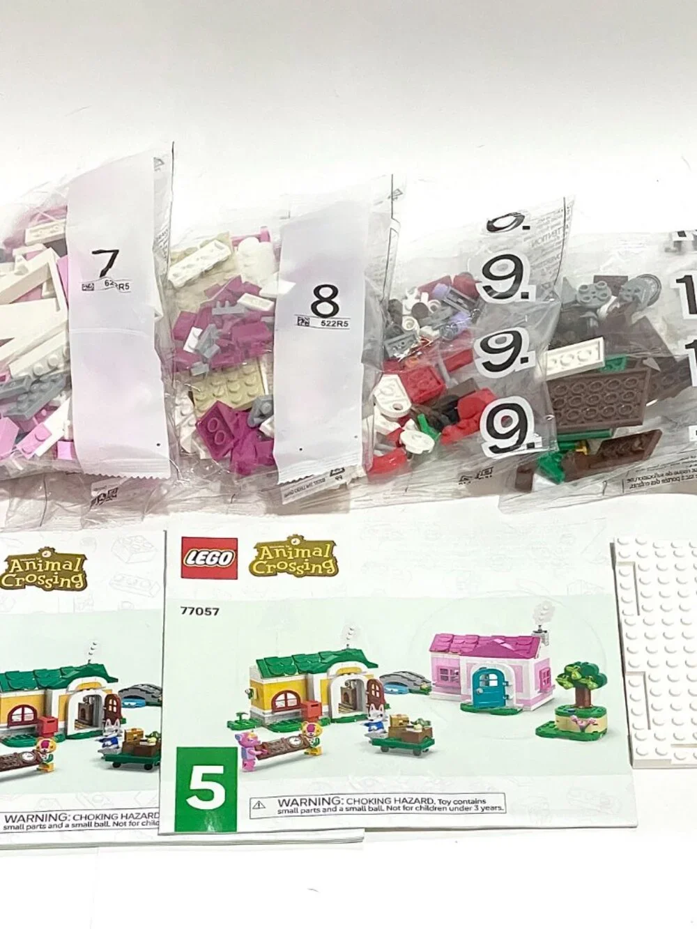 LEGO 77057 Animal Crossing Pink Creative Houses Seasons *NO MINIFIGURES* NEW